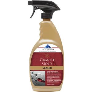 Granite Gold Water-Based Sealer Spray Protection for Granite, Marble, Travertine, Natural Stone Countertops, 24 Fluid Ounces, 1-Pack