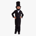 Morph Costumes Abraham Lincoln Costume For Kids - Presidents Day Halloween Outfit For Boys, Historical Dress Up M