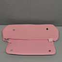 Travel Essentials Neoprene Hair Style Tools Bag w/Heat Resistant Mat for Flat or Curling Irons, Straighteners Accessories, Gifts for Women Mom Daughter Sister Friends for Birthday (Pink)