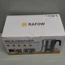 5 in 1 Electric Milk Frother: 16.9oz/500ml Large Capacity Dishwasher Safe Milk Steamer for Hot & Cold Milk Froth - Automatic Milk Frother & Warmer for Latte, Cappuccinos, Macchiato, Hot Chocolate