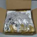 Moinchore 30 Pcs Graduation Gift Bags Bulk 5.5 x 4.7 x 2.5'' Small White and Gold Class of 2026 Treat Bags with Handles Bow Ribbon Congrats Grad Paper Party Favor Decorations for College High School