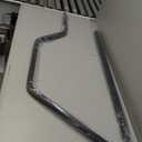 Myard RVH4X Grooved Handrail for 4 Step Above 2nd Generation RV Entry Steps, Replacement for MORryde STP214-120H Recreational Vehicle