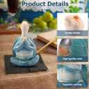 Sea Turtle Meditation Yoga Decor, Coastal Beach Decorations, Zen Resin Statue for Home Office (2PC)