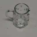Creative Co-Op Round Reclaimed Glass Hobnail Creamer, Clear (8 Ounces)