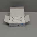 meross Smart Plug Mini, 15A & Reliable Wi-Fi, Support Apple HomeKit, Siri, Alexa, Echo, Google Assistant and Nest Hub, App Control, Timer, No Hub Needed, 2.4G WiFi Only, 4 Pack