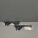 Stove Gap Covers Stainless Steel, 2 Pack Stove Gap Filler Easy Retractable Length 13.8" to 27.5", Width 0.79" ALMCALS Stove Gap Guards Range Trim Kit, Heat Resistant Guard Between Stove Top & Counter (Black)