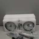 JACKYLED Cordless Table Lamps Rechargeable, 3 Adjustable Height, 5000mAh Battery Operated, 3 Colors Smooth Dimming, Portable LED Waterproof Table Lamp for Dining, Bedroom, Outdoor (2 Pack) (Black)