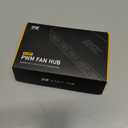 EZDIY-FAB PWM Fan Hub Controller/Splitter for 4-Pin & 3-Pin PC Cooling Fans, SATA Power, Only Use One MB Header