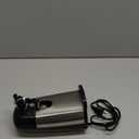 Amazon Basics 3-In-1 Electric Can Opener, Bottle Opener and Knife Sharpener, with Stainless Steel Blade, Magnetic Lid Holder, Automatic, Countertop, 50W, Black