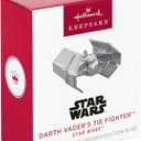 Hallmark Keepsake Star Wars Mini Christmas Ornament (Darth Vader's TIE Fighter) 0.75" Tiny Ornament for Tabletop Tree