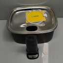 10L/2.64GAL Wireless Water Fountain for Cats Large Dogs for Multi-Pet Homes - Stainless Steel 4000mAh Battery Operated Automatic Pet Water Dispenser with Sensor, Quiet Flowing Bowl - Black