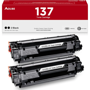 137 Compatible Toner Cartridge Replacement for Canon 137 Black Toner Cartridge, use for Canon Image CLASS MF232w, MF242dw, MF212w, MF216n, MF217w, MF244dw, MF247dw, MF249dw, MF227dw, 2 Pack