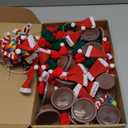 Shappy 24 Pack Christmas Snowman DIY Craft 326 Pcs Build Craft Kit Christmas Decoration Air Dry Modeling Clay for Winter Party DIY Gift Indoor Outdoor Holiday Decoration(Foam Snowman)