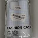 Magnetic Gingham Checkered Case for iPhone 13 Pro Max 6.7 inch [Compatible with MagSafe],Cute Aesthetic Trendy Plaid Striped Retro Chic Girly Hybrid 2 Layers Protective Cover Blue White