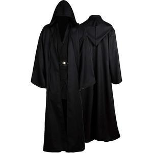 Laku Tunic Costume Men's Tunic Hooded Robe Full Set Halloween Cosplay Costume Cloak Set (X-Large, Black)