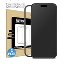 Mothca 2 Pack Matte Glass Screen Protector for iPhone 17 Pro [6.3 inch] + 2 Pack Camera Lens Protector, Anti-Glare & Anti-Fingerprint Tempered Glass (Not Privacy Film) Bubble Free, Smooth as Silk