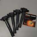 UF311 Ignition Coil & 9807B-561BW Double Iridium Spark Plug For Honda 03-07 Accord,02-11 Civic,02-09 CR-V,03-11 Element,04-05 S2000/06-11 Acura CSX,02-06 Acura RSX Replaces#C1382 UF583 5C1382