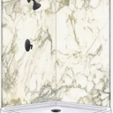 Polymarm 48" W 80" H 48" D Two Wall Composite Shower Wall Panel Surround