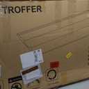 Cortelco 2x4 LED Troffer Light-25W/30W/35W/40W/50W,Up to 7500 Lumens,4 CCT Selectable 3000K/3500K/4000K/5000K,0-10V Dimmable Drop Ceiling Panel,100-277V,ETL & DLC Listed,Commercial Grade,2 Pack