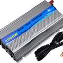 Y&H 1000W Grid Tie Inverter Stackable MPPT Pure Sine Wave DC15-28V Solar Input AC90-140V Output for 12V Solar Panel