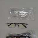 LUFF 3Pcs Anti-Blue-ray Reading Glasses Portable Ultra-Light Readers(1.00X) (Mix Color)