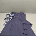 Formal Cocktail Dresses Bridesmaid Wedding Guest Short Prom Dress Ruffle Hem Christmas Sleeveless Lace Gowns, S