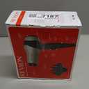 REVLON Turbo Hair Dryer | 1875 Watts of Maximum Shine, Fast Dry (Silver) (4.05x11.15x9.25 Inch (Pack of 1), Grey)