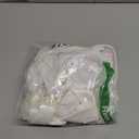 Lilosy Sexy Tie Criss Cross Plunge One Piece Thong Swimsuit High Cut Brazilian Bathing Suit (Small, White)