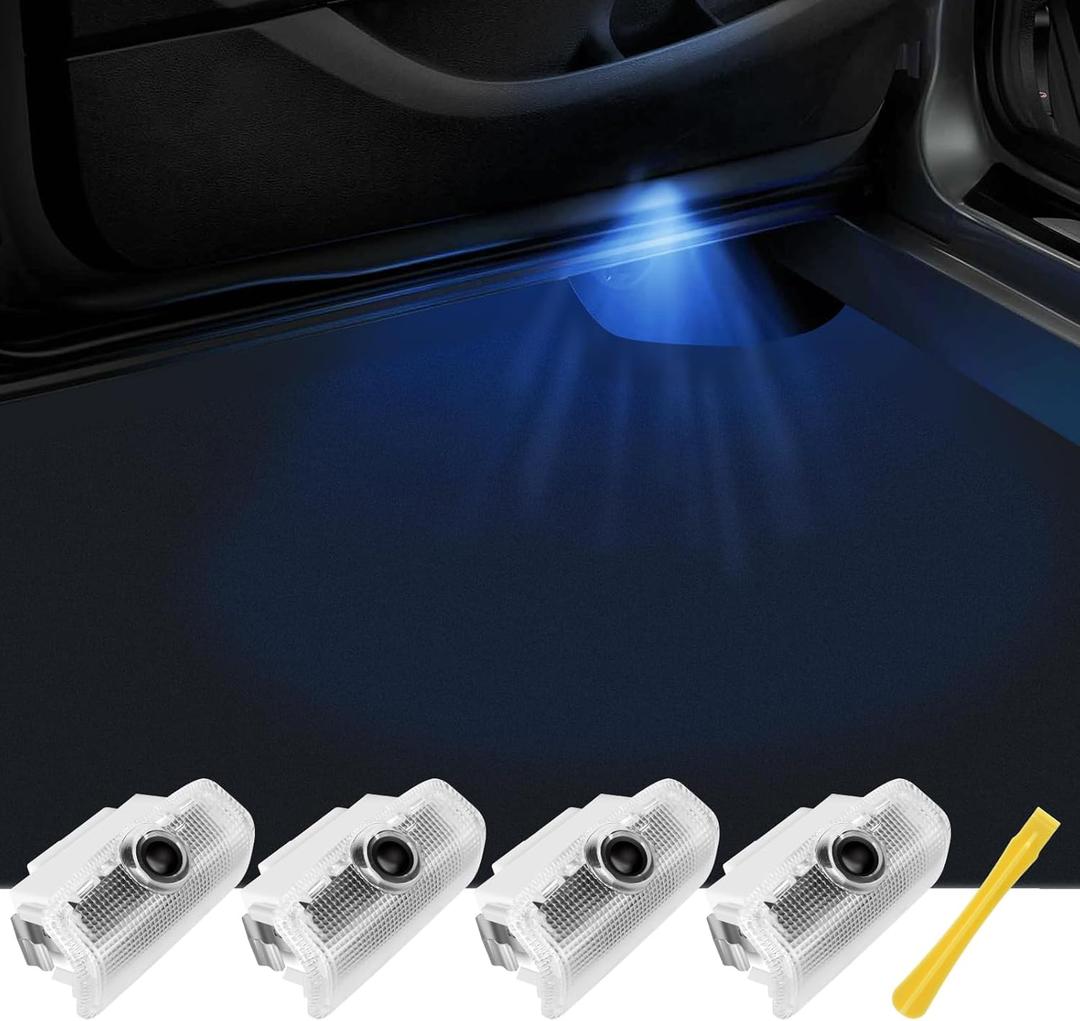 No Fade Car Door Lights Logo Compatible with Infiniti, LED Welcome Lights Accessories for Q50 Q60 Q70 G25 G37 QX50/56/60/70/80 M25/35/37/45/56 FX35/37/45/50 EX25/35/37 (IF-4pcs)