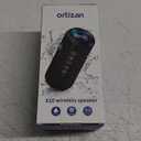 Ortizan Portable Bluetooth Speaker: IPX7 Waterproof, 24W Loud Sound, Deep Bass, Bluetooth 5.3, LED Lights, Wireless Stereo Pairing, 30H Playtime, for Home/Outdoor/Party/Beach, Birthday Gift (White)