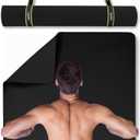 Gogokiwi Extra Wide Yoga Mat for Men Women (72"L x 36"W) Non Slip Fitness & Exercise Mat with Alignment Marks for Yoga, Pilates, Floor Workouts, Standard (1/4 Inch Thick)