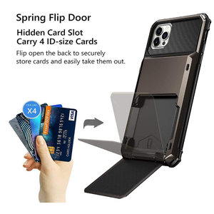 for Phone Case for iPhone16 Pro Max, Plus Wallet 4-Card Slot Credit Card Holder Cover,Purple,for iPhone 16 Pro