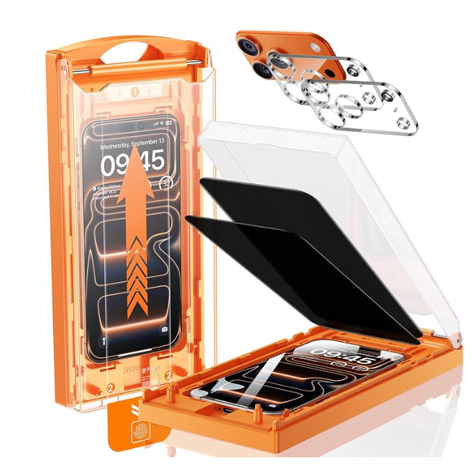 MRGLAS TOP 9H+ Glass 2+2 Packs for iPhone 13/14 Screen Protector with Camera Lens Protector [Zero Bubble][10X Military Protection] 13/14 Tempered Glass Full Edge Coverage, Case-Friendly (HD Clear)