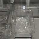 Plastic Storage Bins with Lids Stackable organization and Storage Containers for Organizing Snacks, Crafts, Tools Clear Storage Box with Latching handle (Clear, 2PCS-4.5QT 2PCS-8.5QT)