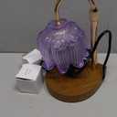 Electric Lamp Candle Warmer with Timer - Dimmable Candle Warmer Lamp, Gifts for Birthdays Valentine's Day, Flower Wax Warmer Candle Lamp for Home Decor, Farmhouse, Purple