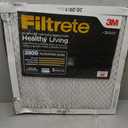 Filtrete 20x20x1 AC Furnace Air Filter, MERV 12, MPR 1500, CERTIFIED asthma & allergy friendly, 3 Month Pleated 1-Inch Electrostatic Air Cleaning Filter, 2-Pack (Actual Size 19.69x19.69x0.78 in) (20 x 20 x 1)