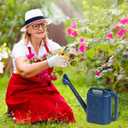 2.8L Watering Can for Indoor Plants, Garden Watering Cans for Outdoor Plant House Flower, Modern Plant Watering Can Large Long Spout with Sprinkler Head
