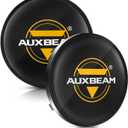 Auxbeam C4 Series 4 Inch Black Protective Light Covers, Round Offroad LED Pods Lens Cap, On Road & Off Road, Polycarbonate Plastic, Snap-On Design, 2 Packs