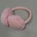 PESAAT Winter EarMuffs for Kids Outdoor Boys Knitted Ear Cover Plush Toddler Girls Ear Warmer 3-8 Years (One Size, Pink)