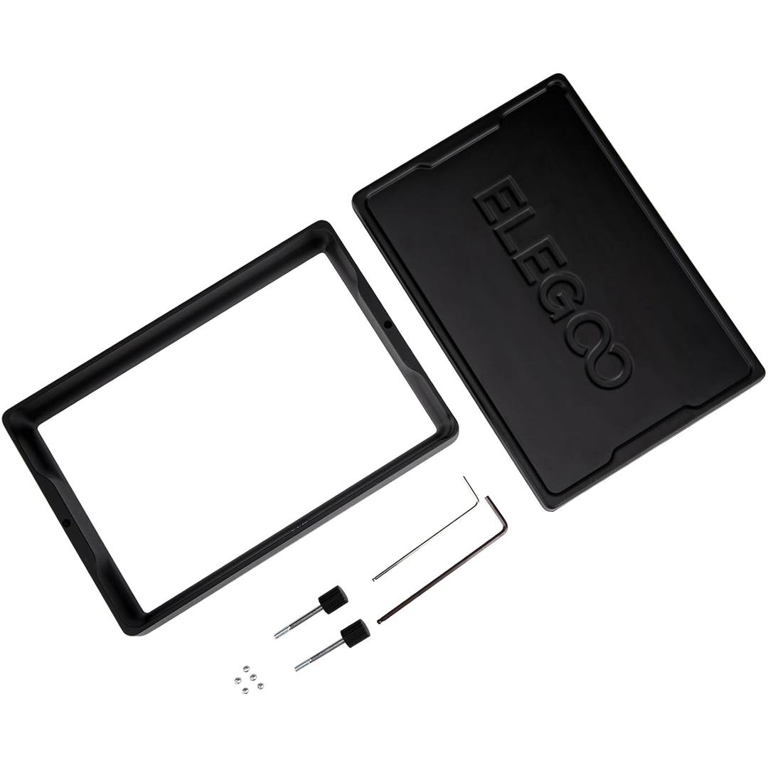 ELEGOO Metal Resin Tank for Mars 4 MAX LCD 3D Printer, PFA Release Film Pre-Installed, with Allen Wrench, Resin Vat Mars 4 MAX