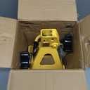 YELLOW JACKET Car Jack Stands 3 Ton with Double Locking and Large Foot Base for Lifting SUVS, Heavy Duty Steel, 6600 lb Capacity, 1 Pair, Yellow