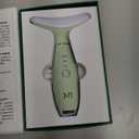 Mario Badescu Triple Light Thermal Face and Neck Massager, Red, Blue & Green LED Light Therapy Facial Device, Warm Massage & Vibrations for Firming, Sculpting & Radiant Skin