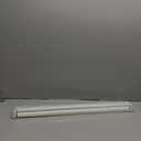 LazBlinds No Drill Zebra Blinds for Windows 30" W x 48" H, White