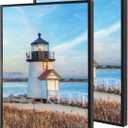 18x24 Poster Frames, Plexiglass, Black Aluminum Snap Frame, Front-loading Frame for Wall (Black, 2pcs)