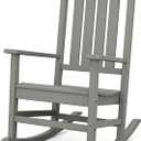 POLYWOOD Presidential Rocking Chair in Slate Grey