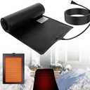 Heated Snow and Ice Melting Mats Outdoor Winter Ice Melt Pads 10ft x 13in PVC Electric Snow Melting pad for Walkways, Decks, Sidewalk, Roof and Valley