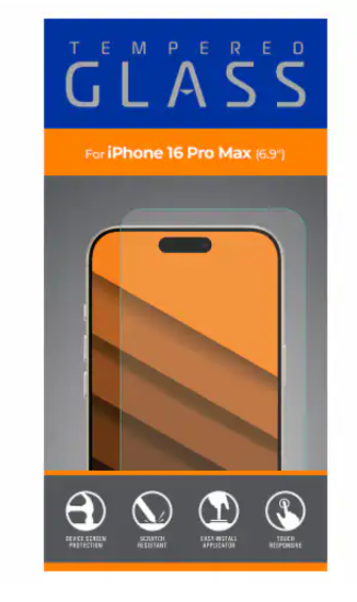 Tempered Glass For iPhone 16 Pro Max 6.9"