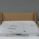 Model 2026 Adjustable Height Rolling Desk With Wheels Portable Compact Laptop Table Mobile Workstation For Study Office Small Space Standing Desk Ergonomic Writing Surface Modern Home Furniture White