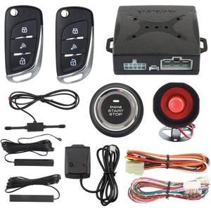 EASYGUARD EC003NV-NS PKE Passive Keyless Entry Car Push Star Button Remote Engine Start Stop Shock Sensor DC12V