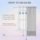 MIULEE 2 Panels Solid Color Sheer Window Curtains Elegant Window Voile Panels/Drapes/Treatment for Bedroom Living Room (54X54 Inches Grey)